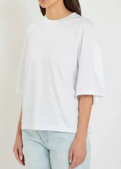 Ellery lace-up cotton T-shirt