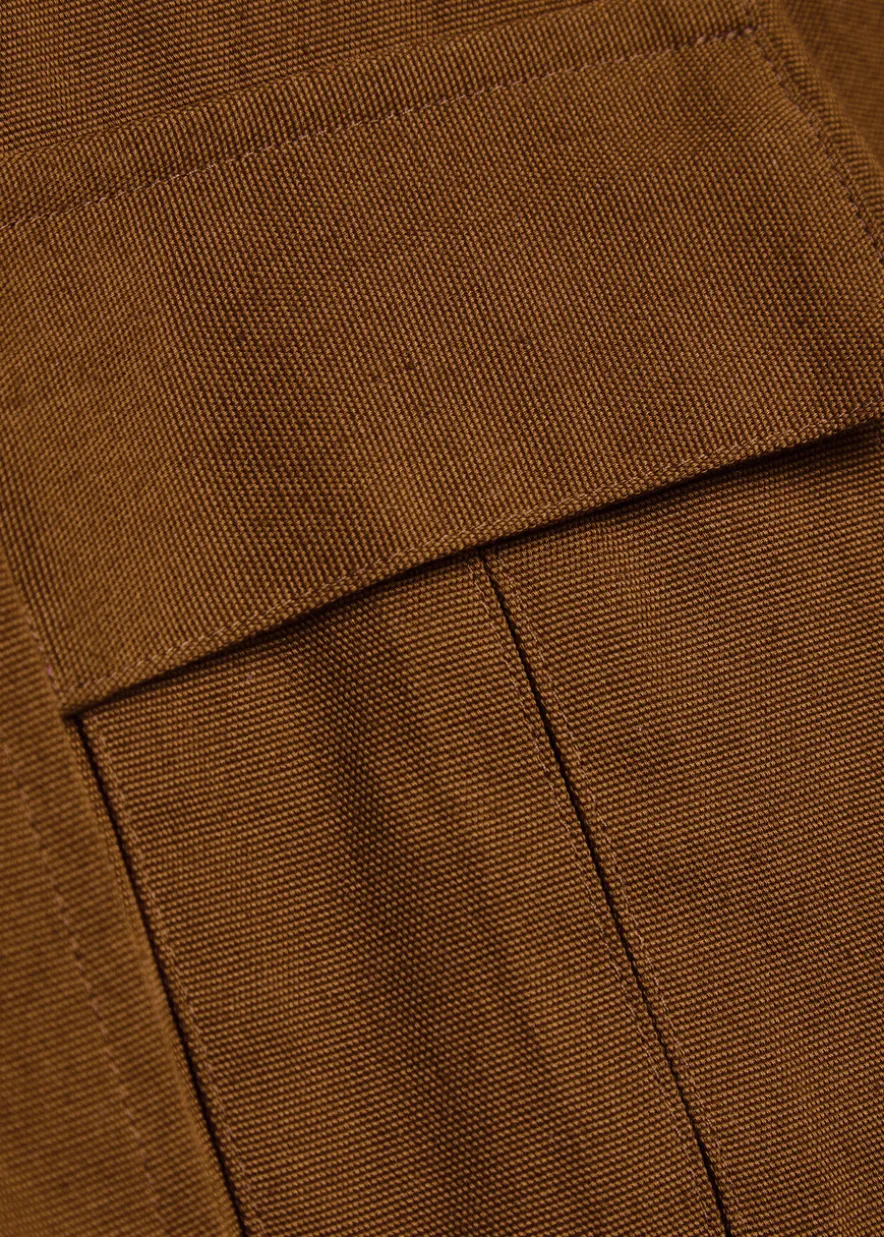 Eloise belted cotton jacket