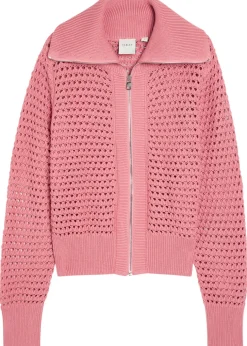 Eloise open-knit cotton sweatshirt