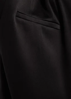Eloise wide-leg satin trousers