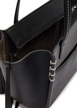 Elongated Loafer leather tote bag