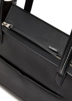 Elongated Loafer leather tote bag