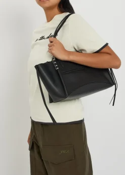 Elongated Loafer leather tote bag