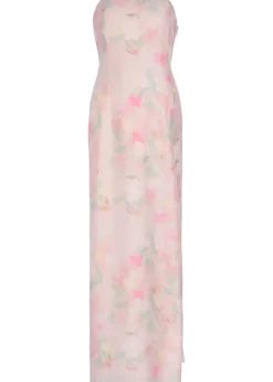 Elora floral-print woven maxi dress