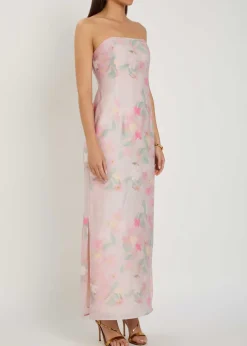 Elora floral-print woven maxi dress