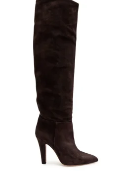 Elsa 100 suede over-the-knee boots
