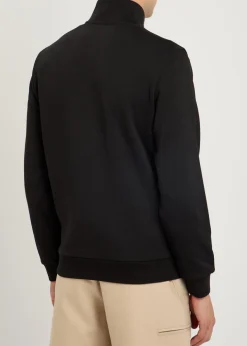 Embossed-logo cotton jacket