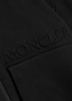 Embossed-logo cotton jacket
