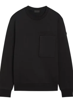 Embossed-logo cotton sweatshirt