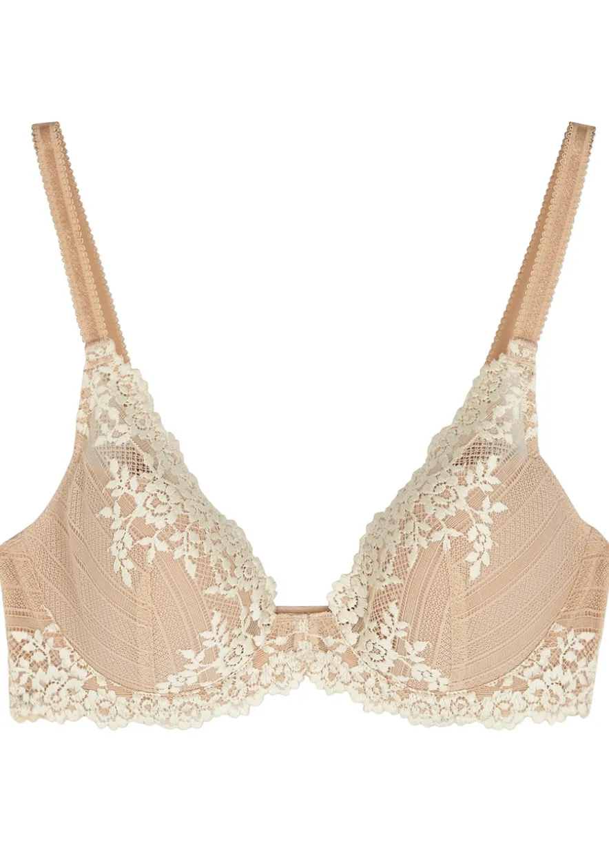 Embrace Lace plunge bra