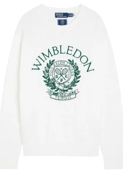 Embroidered cotton jumper