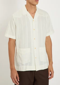 Embroidered cotton shirt