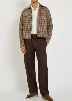 Embroidered cotton shirt