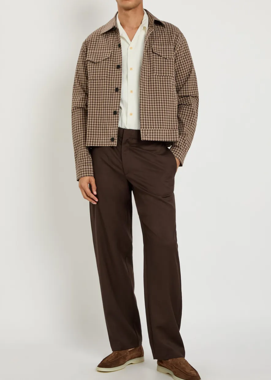 Embroidered cotton shirt
