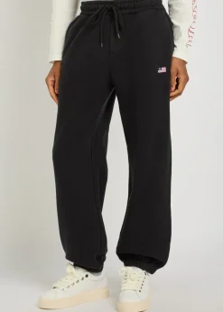 Embroidered cotton sweatpants