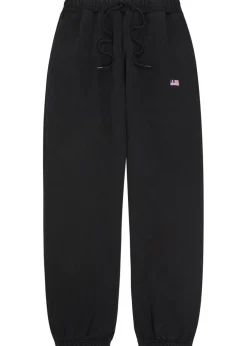 Embroidered cotton sweatpants