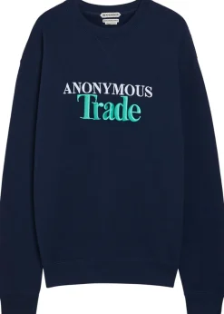 Embroidered cotton sweatshirt