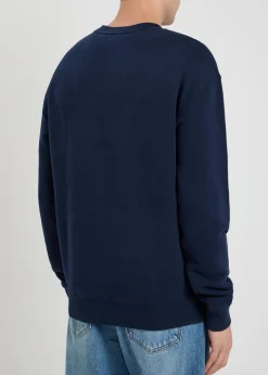Embroidered cotton sweatshirt