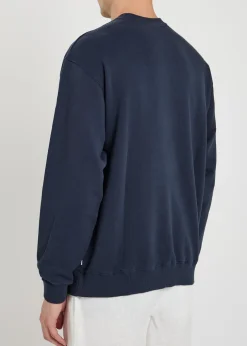 Embroidered cotton sweatshirt