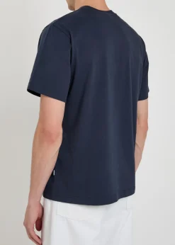 Embroidered cotton T-shirt