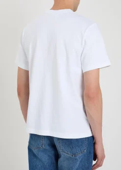 Embroidered cotton T-shirt