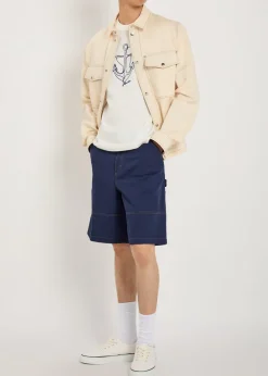 Embroidered cotton T-shirt