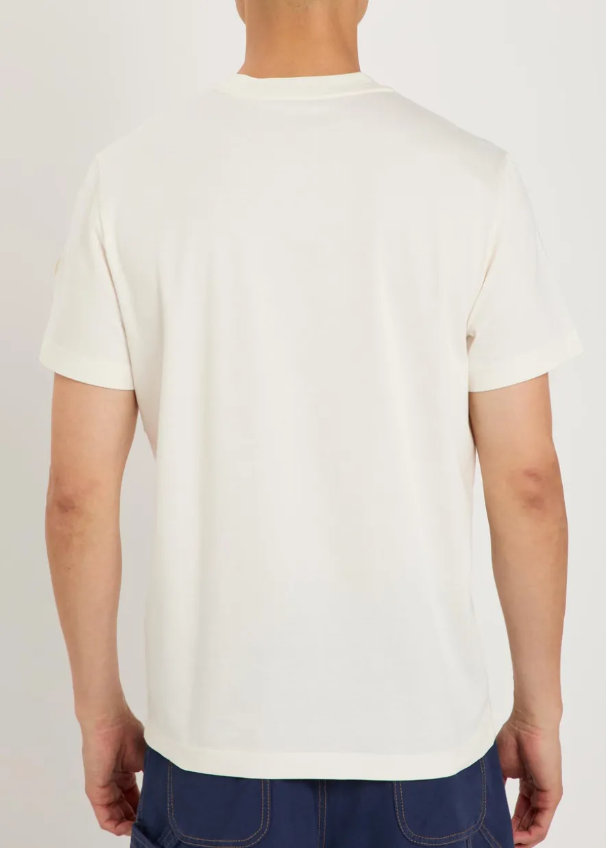 Embroidered cotton T-shirt