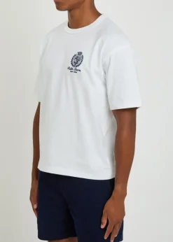 Embroidered cotton T-shirt