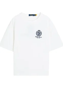 Embroidered cotton T-shirt