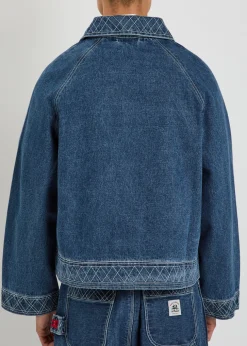 Embroidered denim jacket
