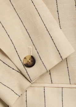 Emile pinstriped double-breasted blazer