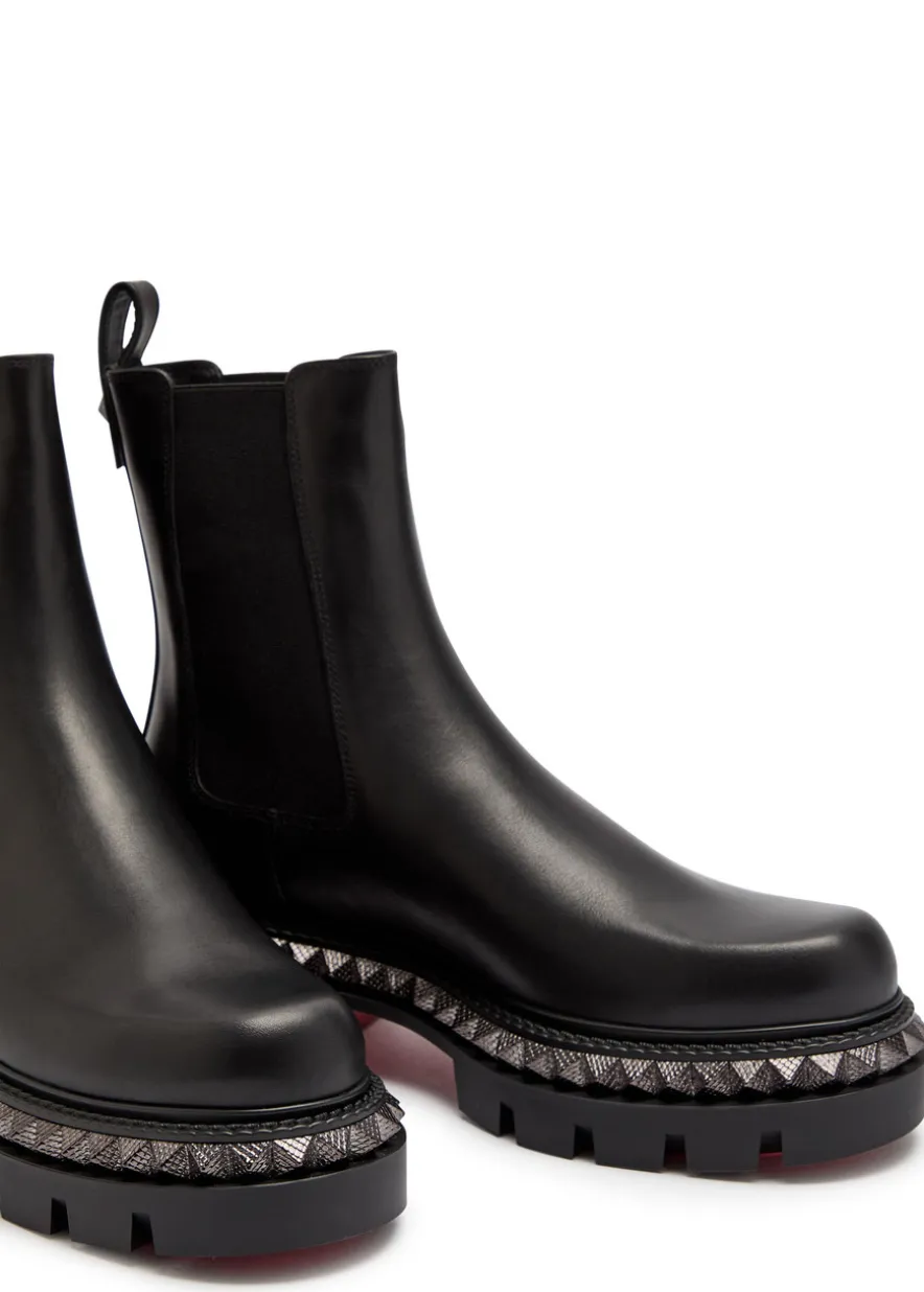 Emilia Pyraclou embellished leather Chelsea boots