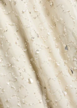 Emily embellished mesh mini dress