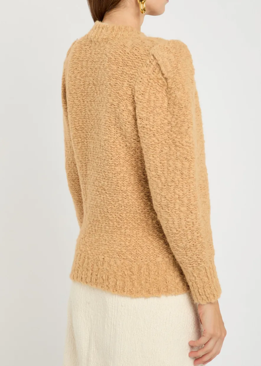 Emma textured alpaca-blend jumper