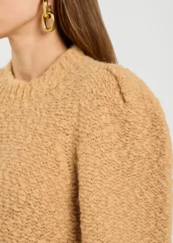 Emma textured alpaca-blend jumper