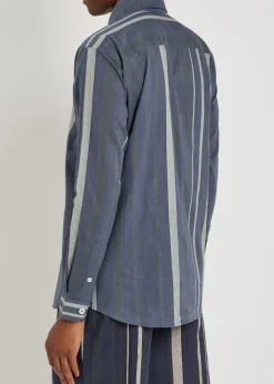 Enamorados striped cotton shirt