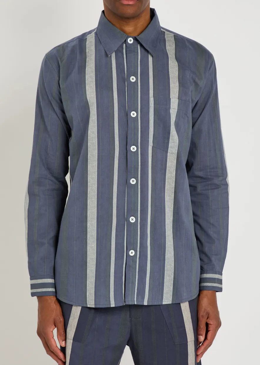 Enamorados striped cotton shirt