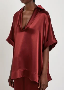 Enira satin top