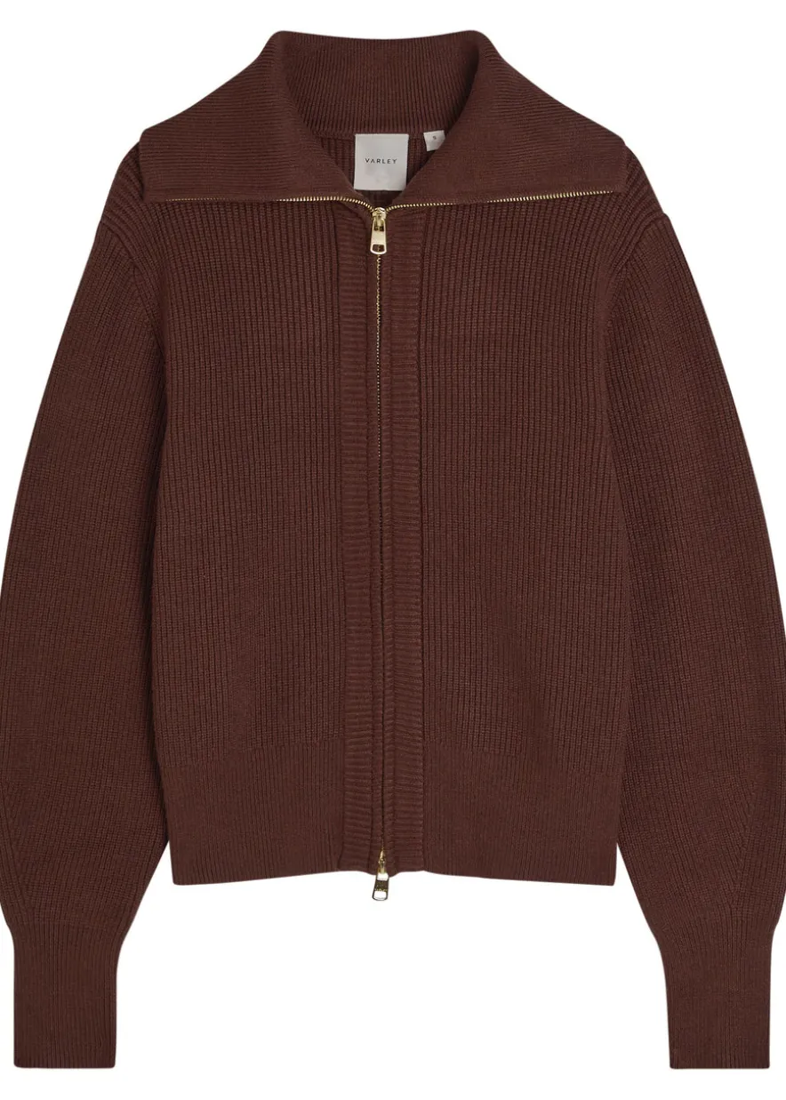 Enrico ribbed knit cardigan