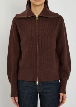 Enrico ribbed knit cardigan
