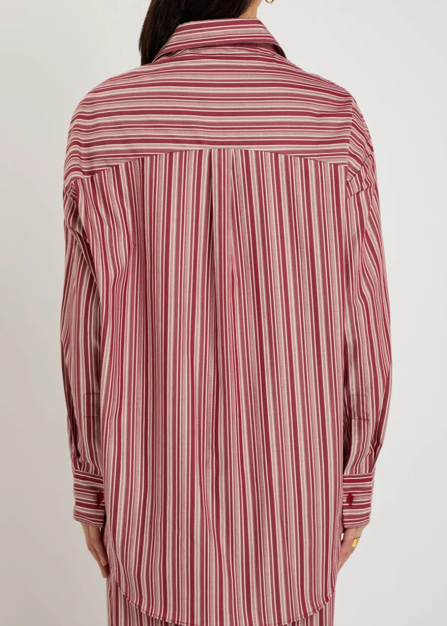 En Vau striped cotton shirt
