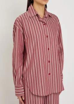 En Vau striped cotton shirt