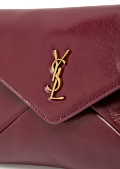 Envelope leather wallet-on-chain