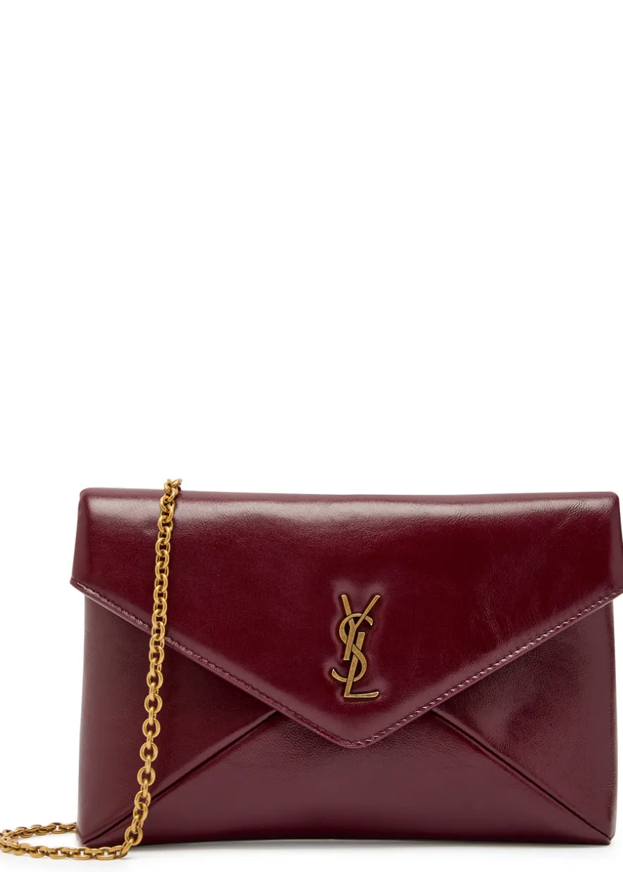 Envelope leather wallet-on-chain