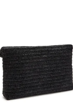 Envelope raffia pouch