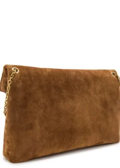 Envelope suede pouch