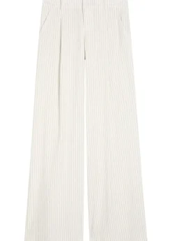 Eric pinstriped linen-blend trousers