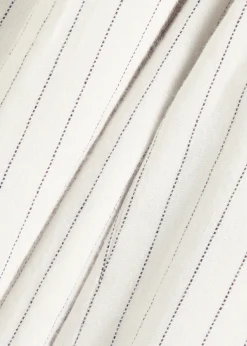 Eric pinstriped linen-blend trousers