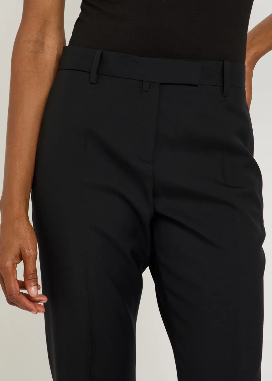 Erin straight-leg wool trousers
