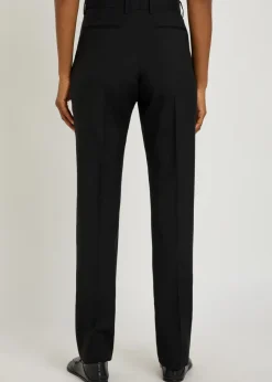 Erin straight-leg wool trousers